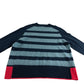 Cora Crew Neck Cashmere Sweater UK14 Women's Navy Multicolour