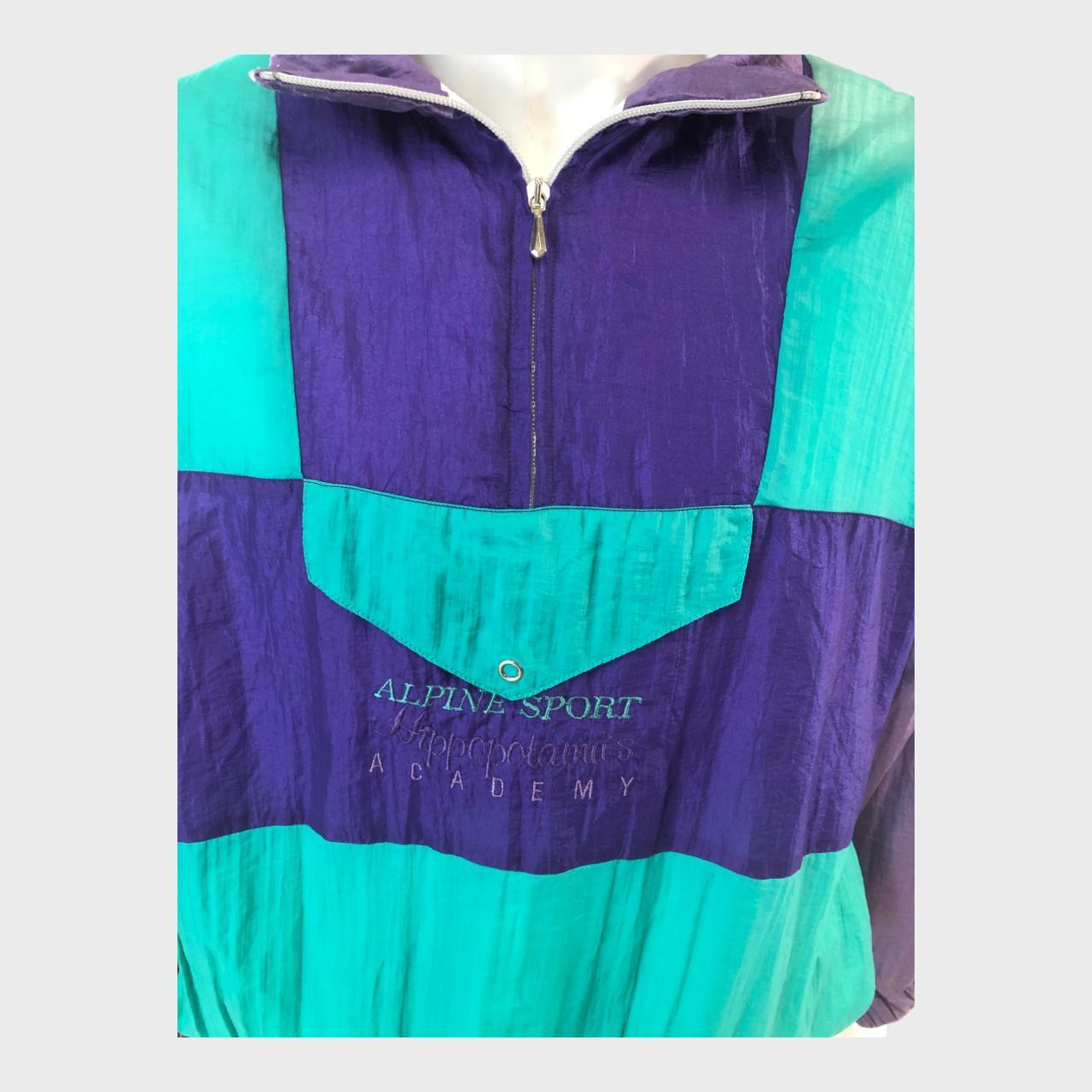 Green and Purple and Pink Wind Breaker Jacket