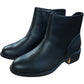 Wide Fit Ankle Boots Black Gold Heel Size 6