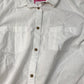 Mountain Warehouse Short Sleeve Shirt UK 14 Women's Casual 100 Cotton White Top