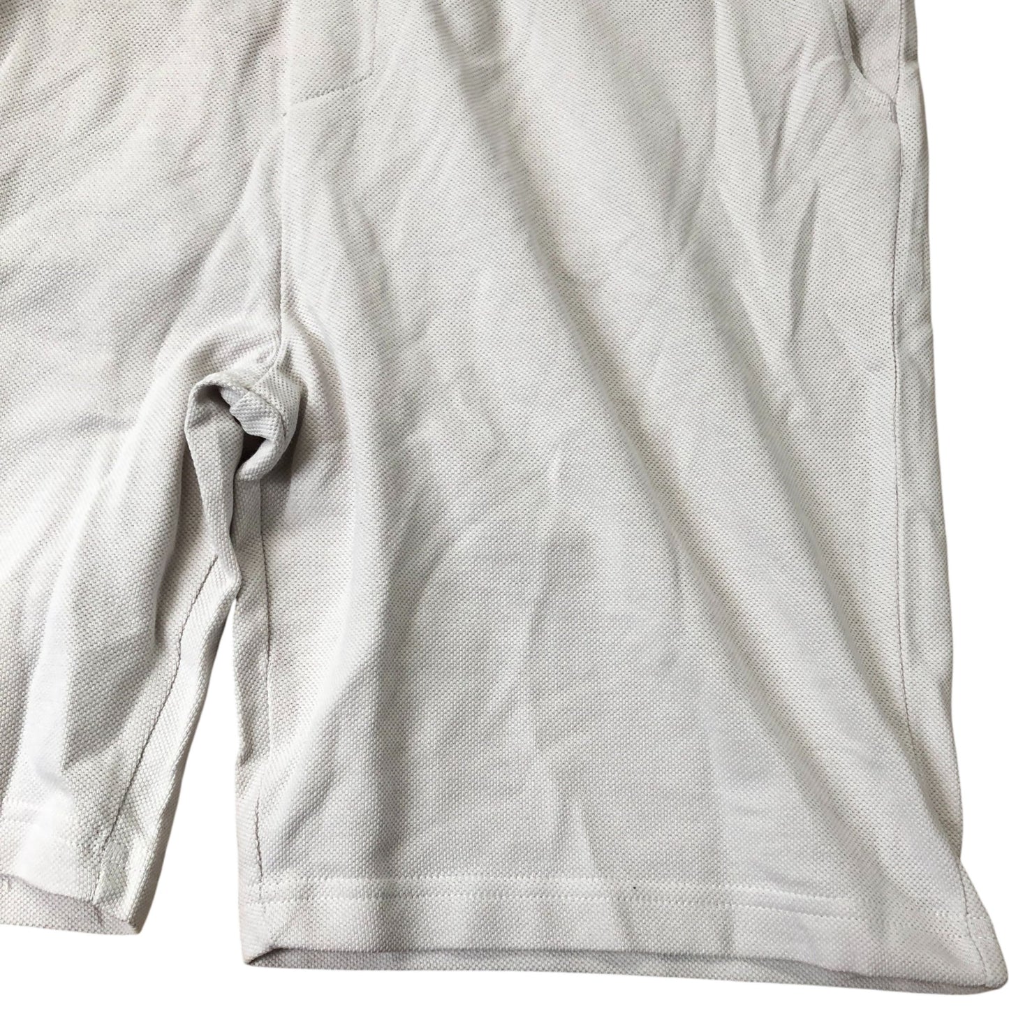 White Casual Shorts Cotton Elastic Waist 15Years Teens