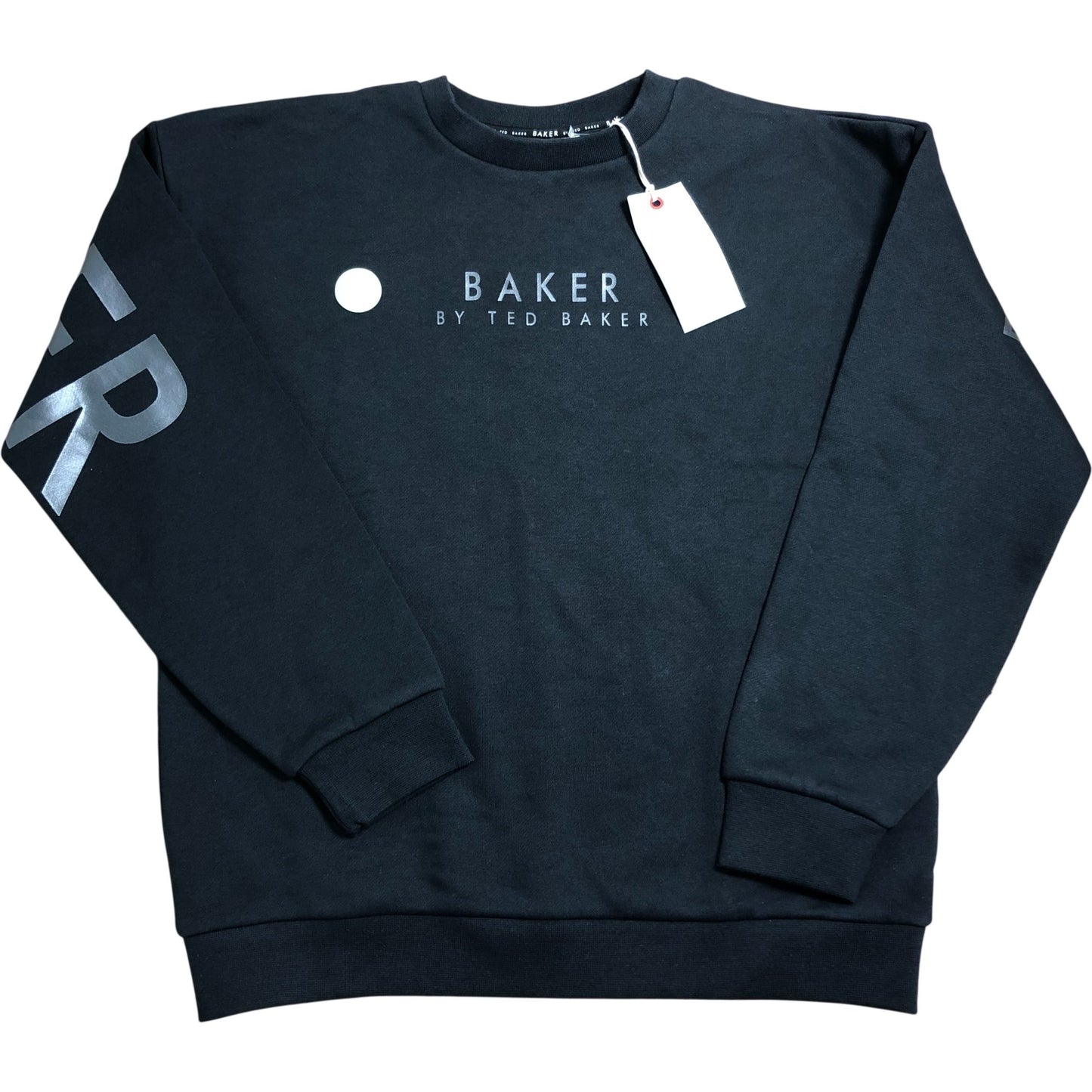 Baker By Ted Baker Sweatshirt 11 Years Kids Black Cotton Casual Top