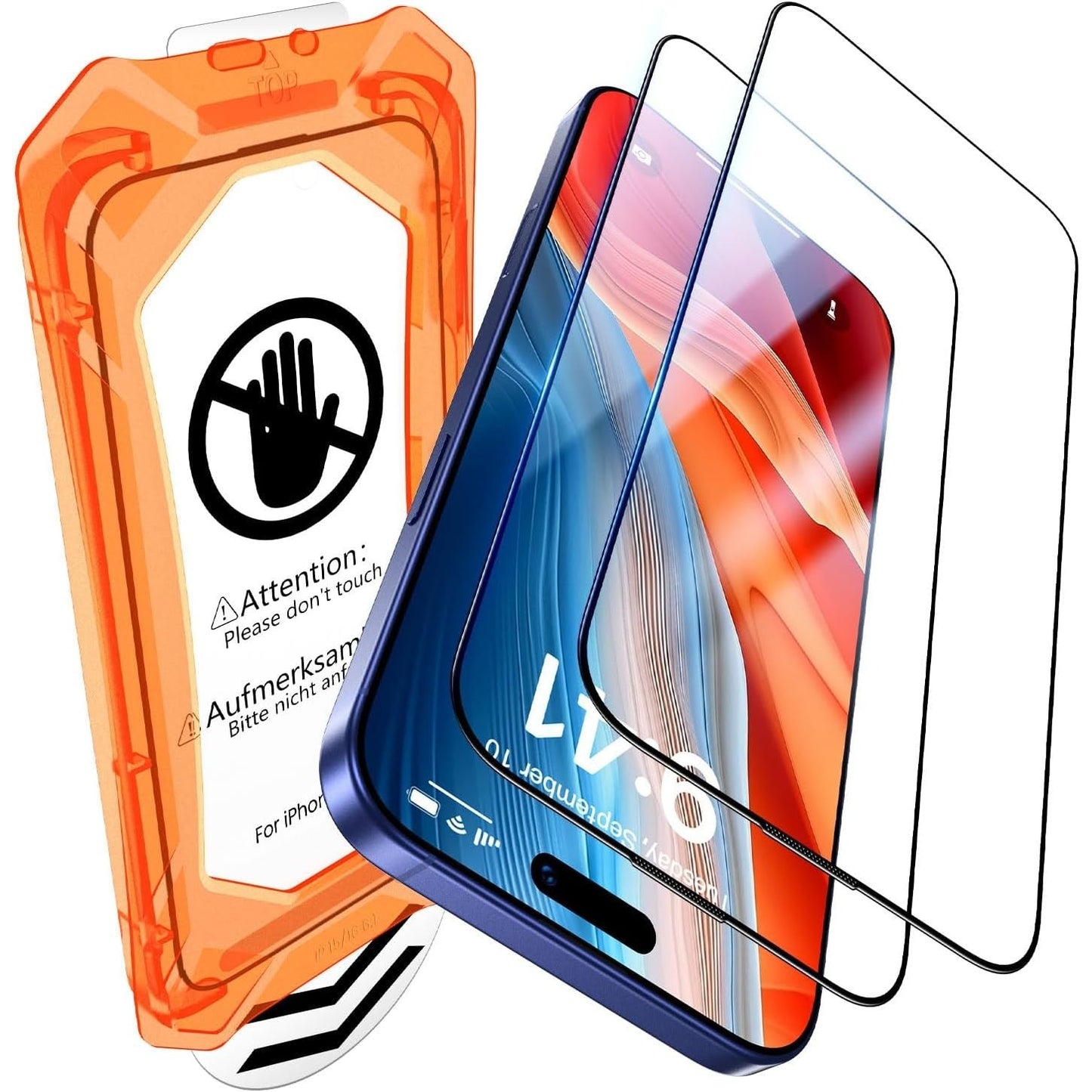UniqueMe Screen Protector UniqueMe15 Compatible with iPhone 15 2 Pack