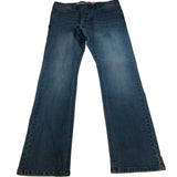 Kangaroo Poo 34W 32L Men's Jeans Slim Fit Blue Denim Cotton Stretch Casual