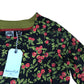Weird Fish Shafika Organic Cotton Jersey Dress Size 12 Holly Print