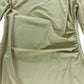 River Island Women's Long Sleeve Dress Khaki Ruched Bodycon