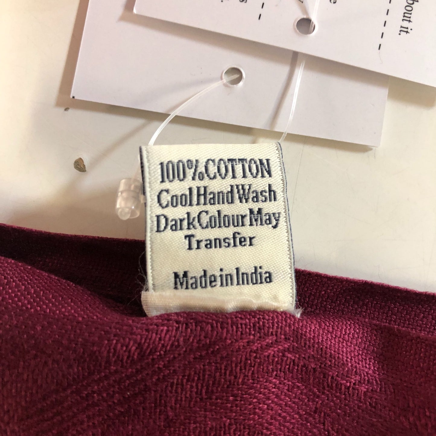 Allen and Mate Shawl Beetroot 100 Cotton Womens Fringed Wrap Scarf