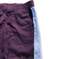 Baukjen Track Pants UK12 Women's Maroon Eco Viscose Thin Striped Activewear
