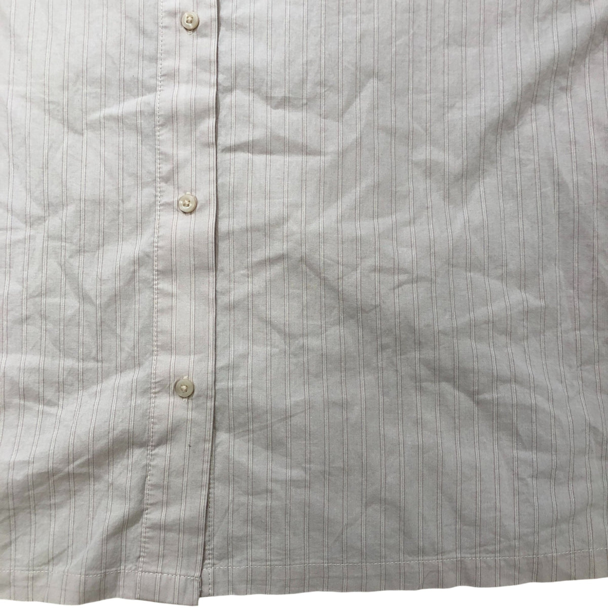 Calvin Klein Short Sleeved Button Down PJ Top Size S Men's Light Pink Striped
