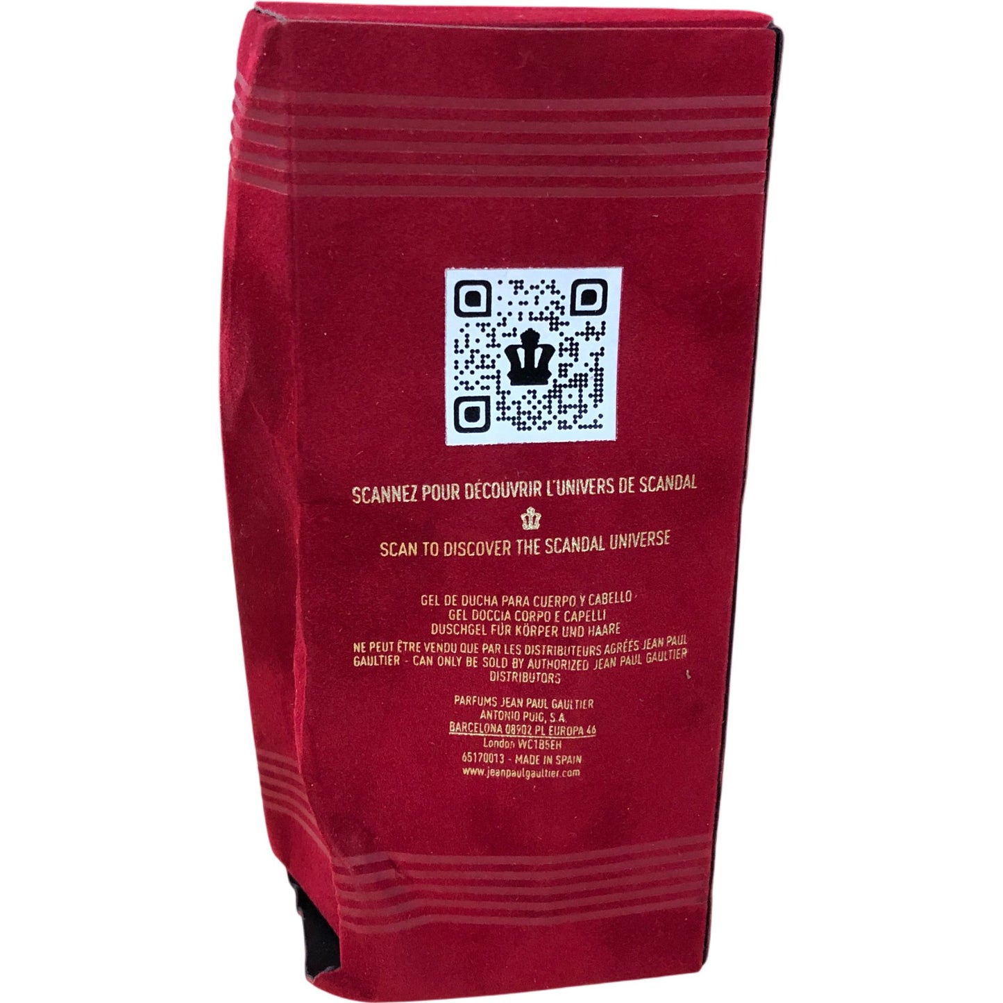 SCANDAL Jean Paul Gaultier Men's All Over Shower Gel 150ml New