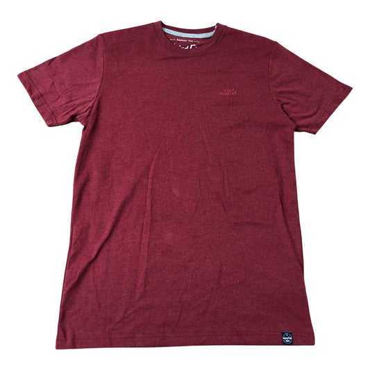 Men's Weird Fish T-Shirt Garnet Cotton Blend Casual Wear Small