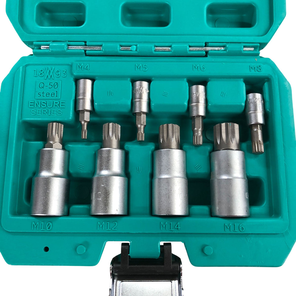 Wiesemann 1893 Bit Socket Set 8 Pieces Ensure Series Quality Tools