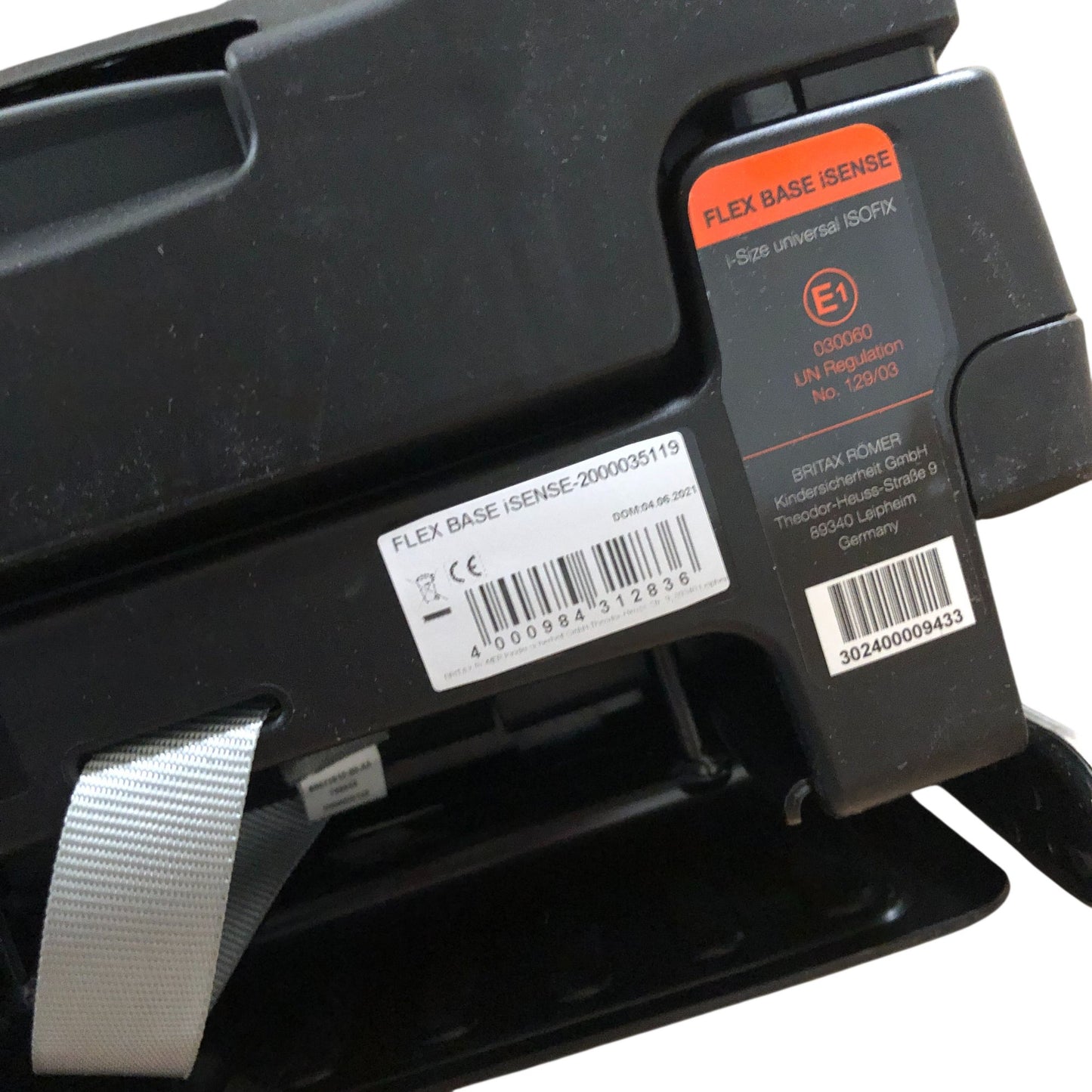 Britax Römer Baby Safe iSense Infant Car Seat Black with Flex Base Included