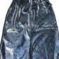 River Island Black Long Skirt UK Size 12 Women's High Waist Aline Faux Leather