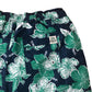 Weird Fish Bellukha 34 Men's Swim Shorts Green Floral Print Recycled Polyester