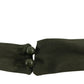 River Island Halter Neck Top UK Size M Women's Olive Green Buckle Detail