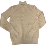 River Island Women's Size 8 Gold Sparkly Turtleneck Sweater