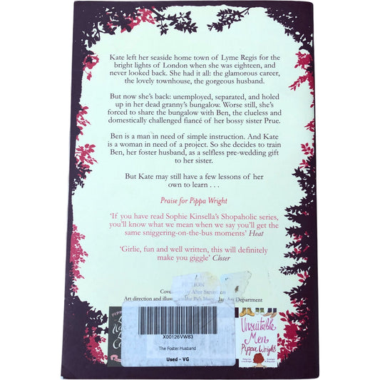The Foster Husband By Pippa Wright Paperback Used Very Good