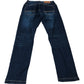Denim Jeans Slim Fit Stretch 68 Cotton Blue 30W 28L