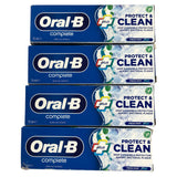 Oral-B Complete Protect and Clean Toothpaste 75ml Pack of 4 Fresh Mint