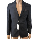 Ben Sherman The Soho Suit 40R Slim Fit Dark Navy Blazer Men's Stylish Jacket