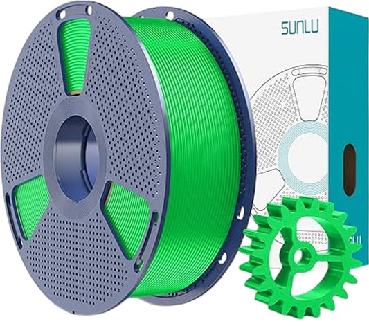 Sunlu PLA Plus 1.75mm 2kg Eco Friendly 3D Printer Filament Green Stronger