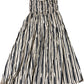 River Island Studio Striped Strapless Dress Women's Summer Casual Size 8