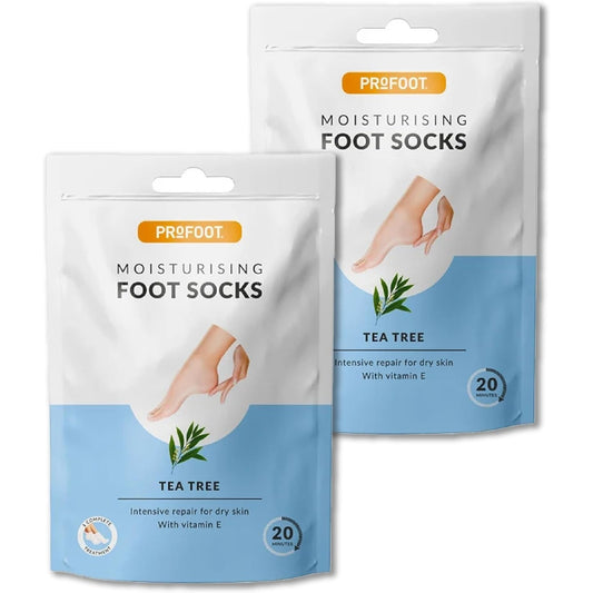 Profoot Moisturising Foot Socks 2 Pack Hydrating Treatment Foot Care