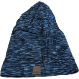 Hat Hut Satin Silk Sleep Night Cap Soft Sleepwear Heather Black
