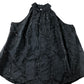 Branded Black Metallic Halter Top - Size 18