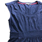 Branded Navy Soft Stretch Jersey Dress - Size 12
