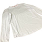 Boden Long Sleeve Top Women's White Ruffled Neck Cotton Modal Blend UK14
