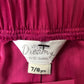 River Island PJ Shorts Size 7-8 Years Girls Pink Elasticated Waist Floral Lace