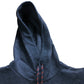 Weird Fish Navy Graphic Hoodie - Size Small