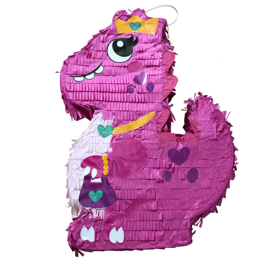 Pink Dinosaur Piñata With Stick Perfect For Parties Celebrations Kid's Events