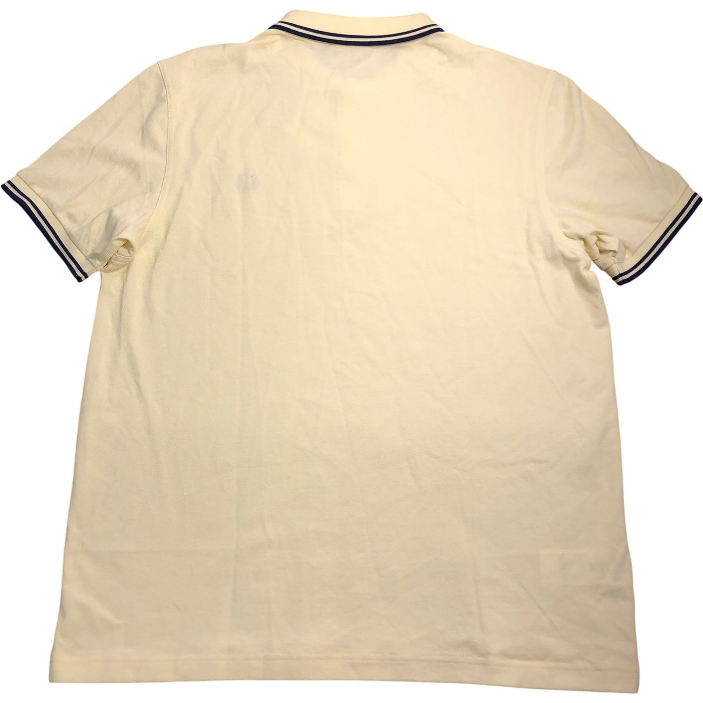 Fred Perry Twin Tipped Polo Shirt XL Men's Yellow Cotton Short Sleeve