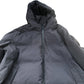 Longline Padded Coat Black Hooded Waterproof Outdoor Wear XL