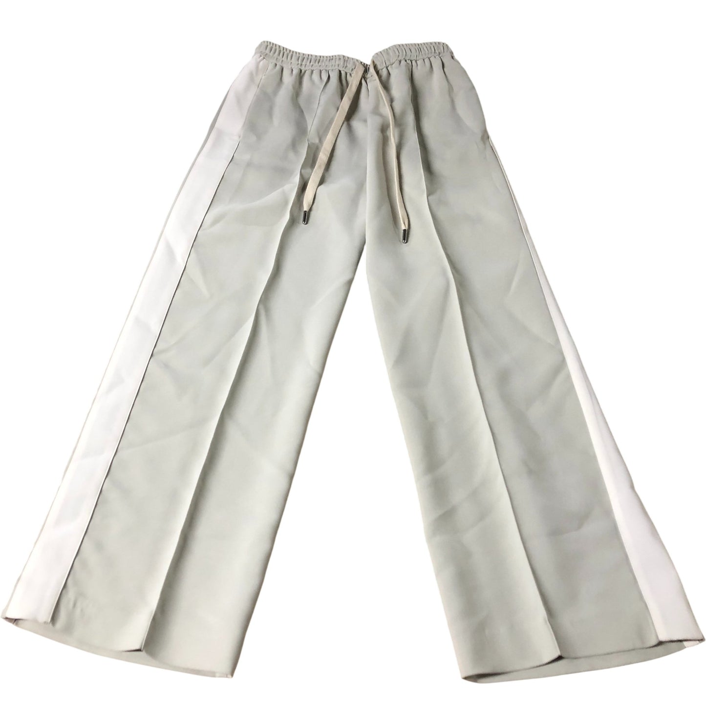 Branded Stylish Casual Trousers Women's Light Beige Elasticated Waisted UK16