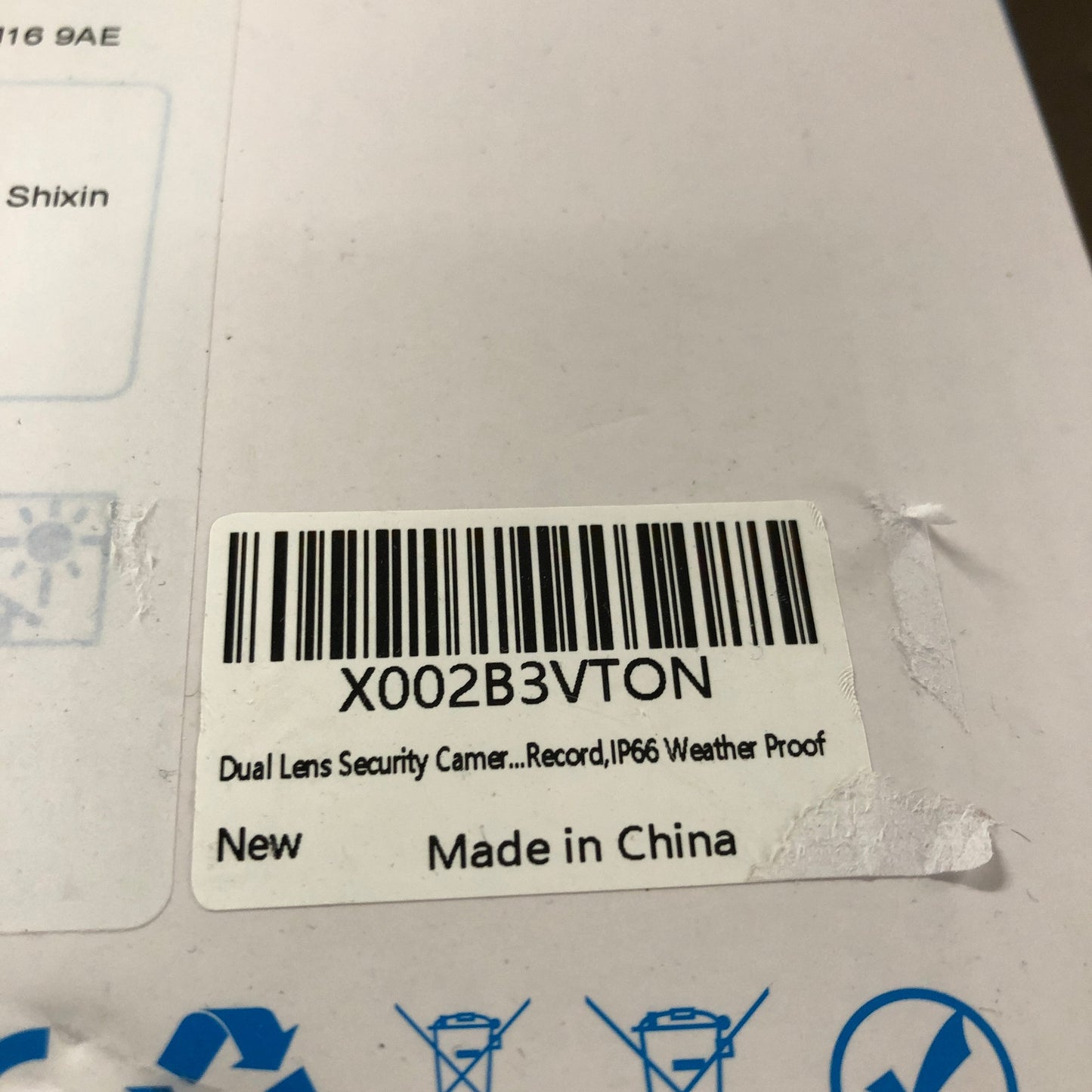 Dual Lens Wireless Pan Tilt Security Camera IP66 Weatherproof Full HD