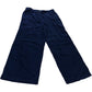 Harper Linen Blend Culotte UK18 Women's Dark Blue Wide Leg Trousers