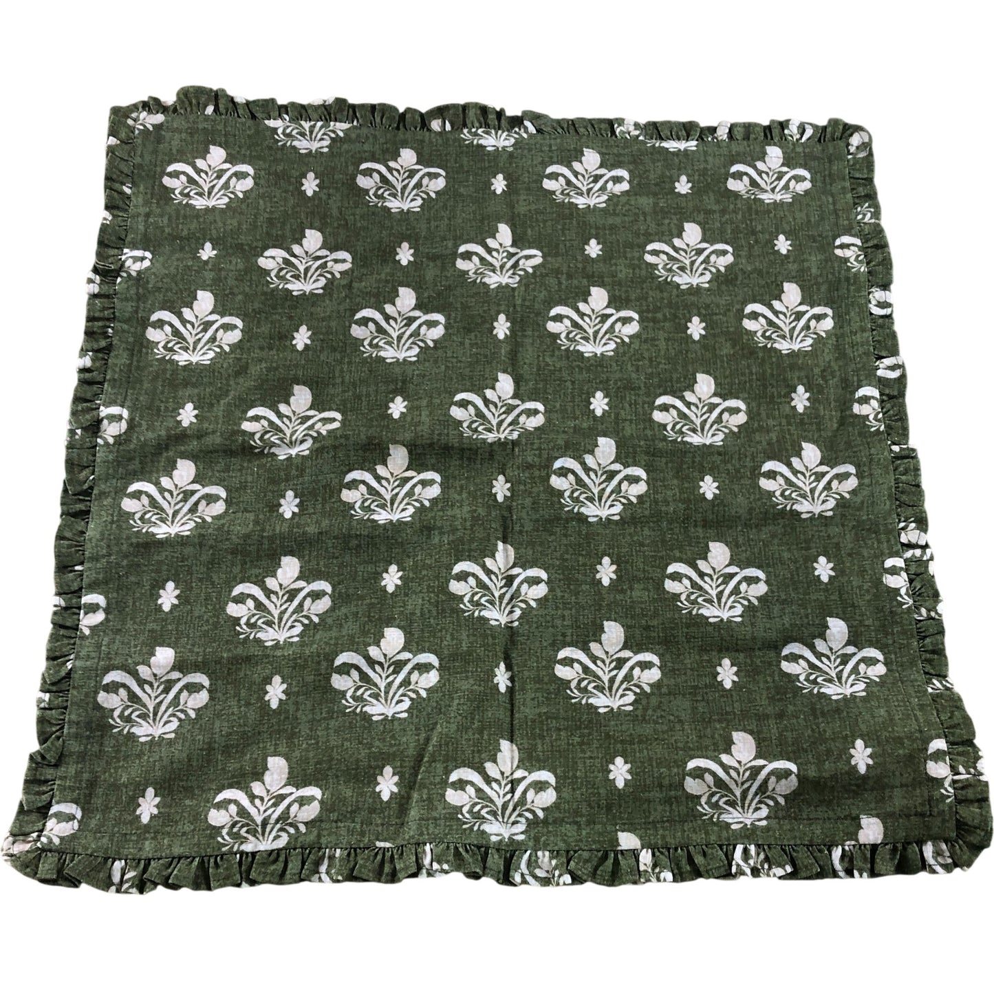 Green Floral Placemats Set 45 x 45cm