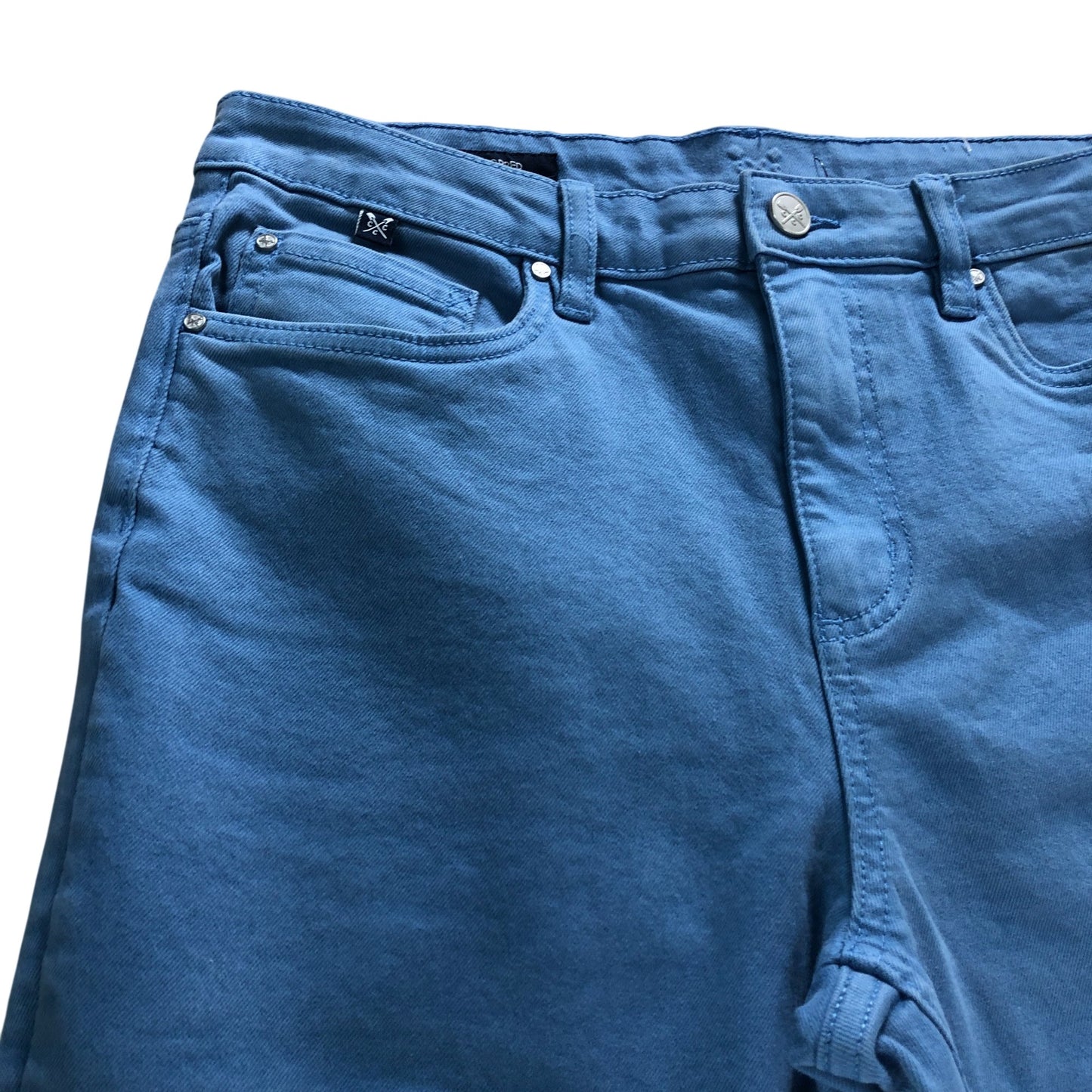 Crew Clothing Company Cropped Trousers UK10 Women's Blue