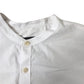 French Connection M Women's Short Sleeve White Collarless Shirt