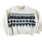 RIVER ISLAND Girls Cream Patterned Sweater Size 12-18 Months Soft Knit