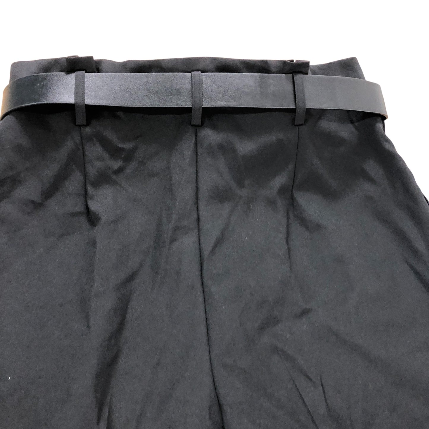 Lipsy London Black Barrel Trousers UK18 Belted