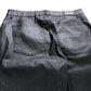Branded Black Coated Barrel Jeans - Size 18S