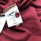 Weird Fish Miles Polo Shirt Tawny Port Men's Short Sleeve Size L Organic Cotton
