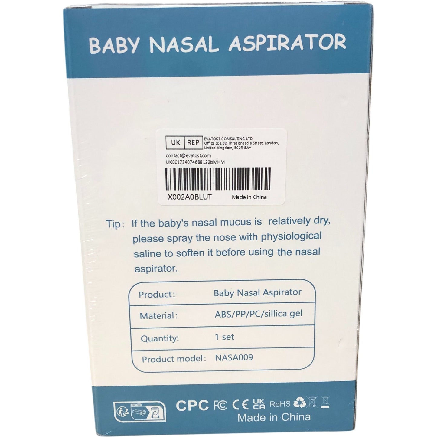 Large Flow Baby Nasal Aspirator Easy To Clean 3 Suction Levels LED Music