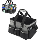 Large Cleaning Caddy Bag With Handle Multi Compartment Storage Unit