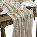 3 Pack Beige Gold Glitter Boho Home Décor Seasonal Decorations